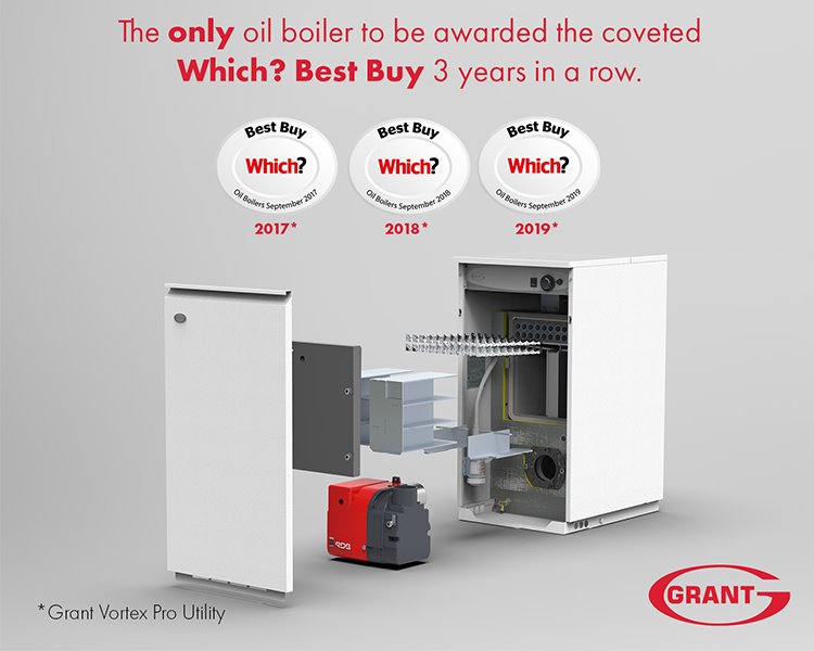 The only oil boiler manufacturer to achieve Which? Best Buys for three years running