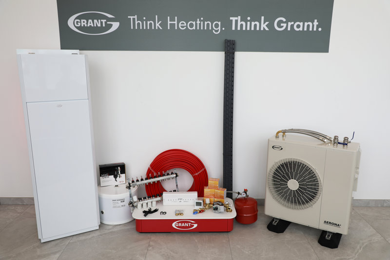 Package 1 Example – Heat pump, Cylinder & Underfloor heating.
