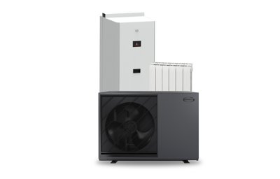 Package 3 Example – Heat pump, Cylinder & Aluminium radiators.