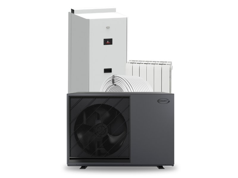 Integrated Radiators Grant Integrated Package 2 | Heat Pump, Cylinder, Underfloor Heating ...